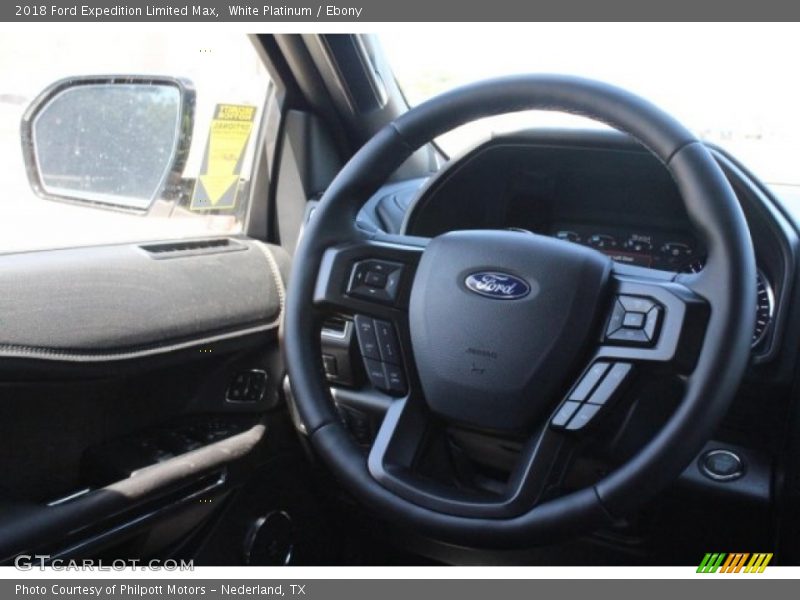 White Platinum / Ebony 2018 Ford Expedition Limited Max