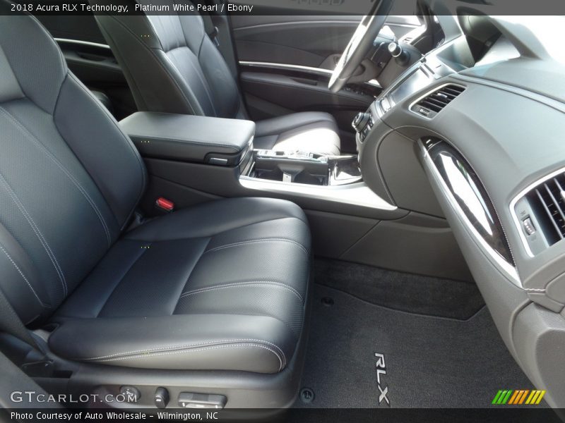 Platinum White Pearl / Ebony 2018 Acura RLX Technology