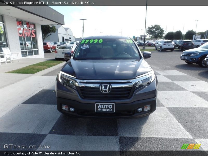 Modern Steel Metallic / Gray 2019 Honda Ridgeline RTL-T