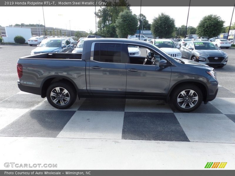 Modern Steel Metallic / Gray 2019 Honda Ridgeline RTL-T