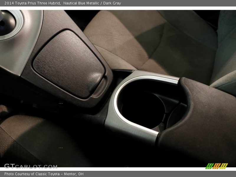 Nautical Blue Metallic / Dark Gray 2014 Toyota Prius Three Hybrid