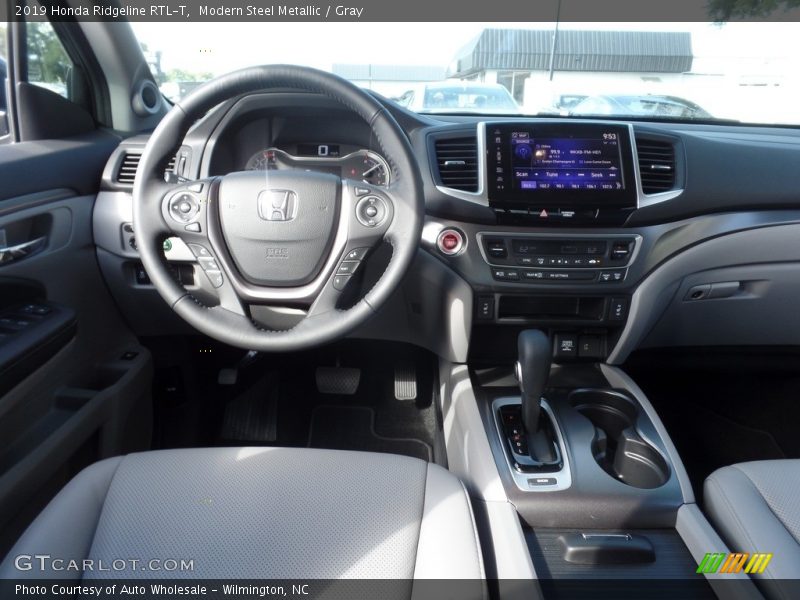 Modern Steel Metallic / Gray 2019 Honda Ridgeline RTL-T