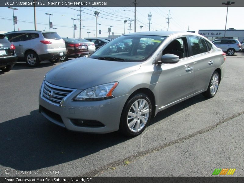 Magnetic Gray Metallic / Charcoal 2013 Nissan Sentra SL