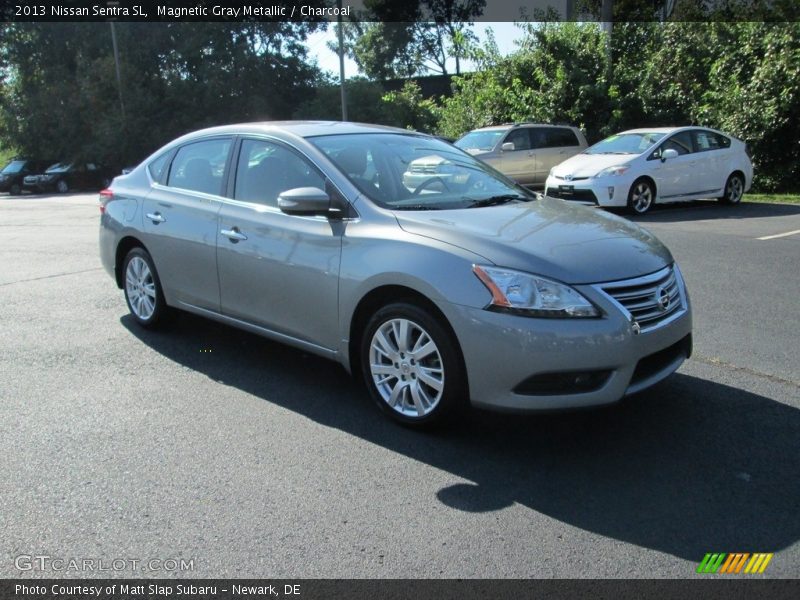 Magnetic Gray Metallic / Charcoal 2013 Nissan Sentra SL
