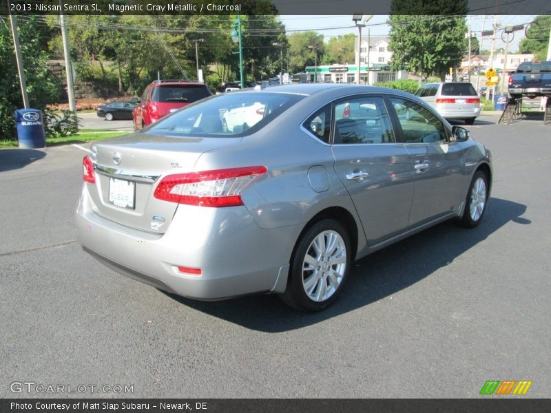 Magnetic Gray Metallic / Charcoal 2013 Nissan Sentra SL