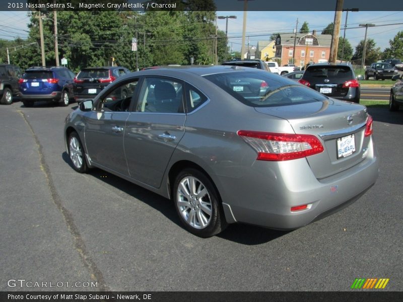 Magnetic Gray Metallic / Charcoal 2013 Nissan Sentra SL