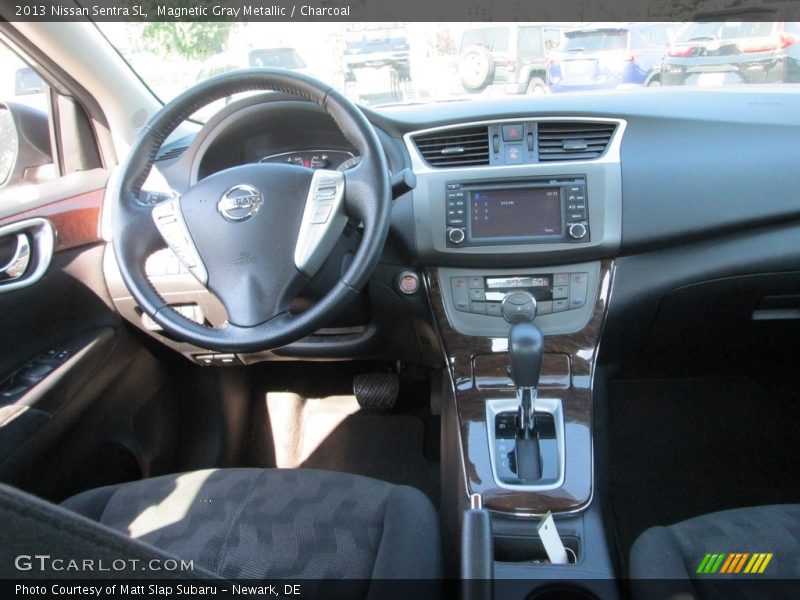 Magnetic Gray Metallic / Charcoal 2013 Nissan Sentra SL