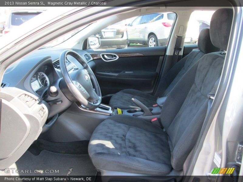 Magnetic Gray Metallic / Charcoal 2013 Nissan Sentra SL