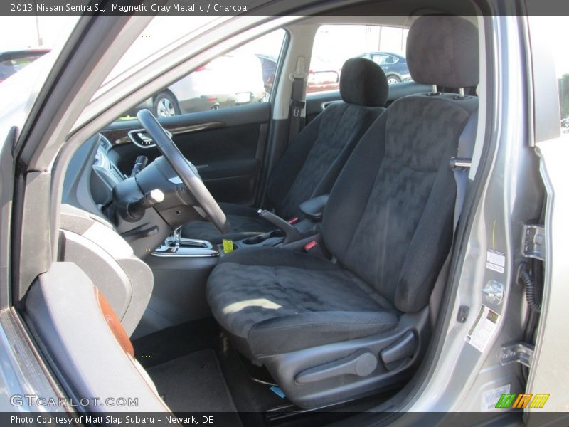 Magnetic Gray Metallic / Charcoal 2013 Nissan Sentra SL