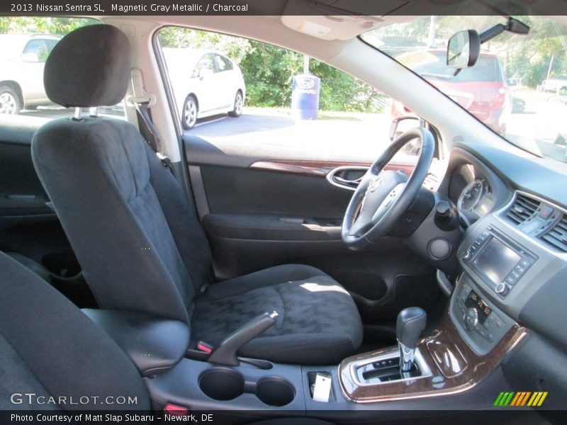 Magnetic Gray Metallic / Charcoal 2013 Nissan Sentra SL