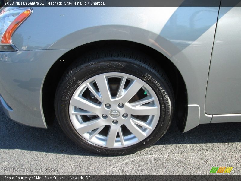 Magnetic Gray Metallic / Charcoal 2013 Nissan Sentra SL