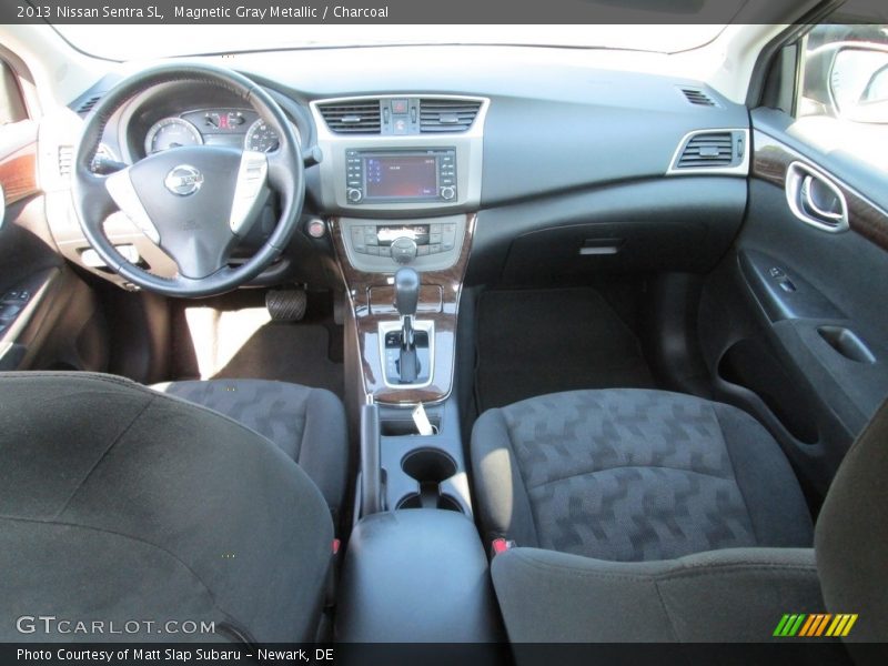 Magnetic Gray Metallic / Charcoal 2013 Nissan Sentra SL