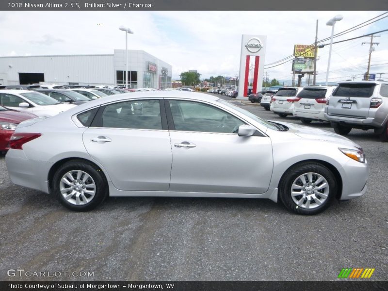 Brilliant Silver / Charcoal 2018 Nissan Altima 2.5 S