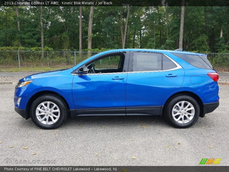 Kinetic Blue Metallic / Jet Black 2019 Chevrolet Equinox LT AWD