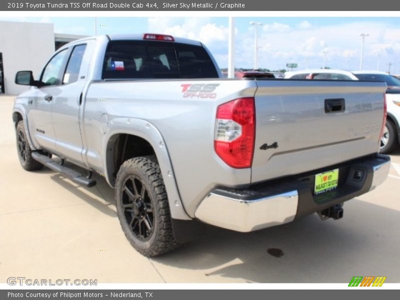 Silver Sky Metallic / Graphite 2019 Toyota Tundra TSS Off Road Double Cab 4x4