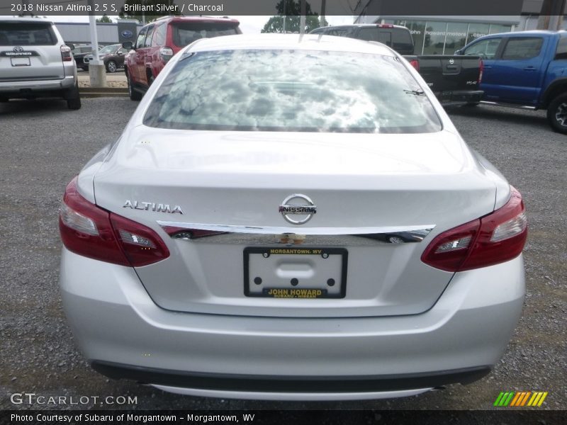 Brilliant Silver / Charcoal 2018 Nissan Altima 2.5 S