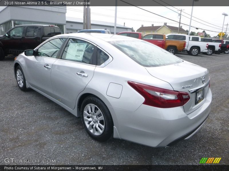 Brilliant Silver / Charcoal 2018 Nissan Altima 2.5 S
