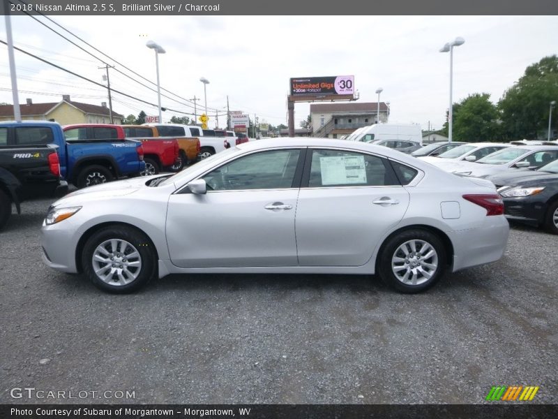 Brilliant Silver / Charcoal 2018 Nissan Altima 2.5 S