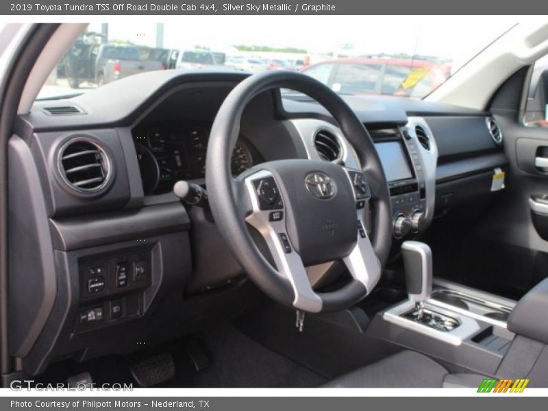 Silver Sky Metallic / Graphite 2019 Toyota Tundra TSS Off Road Double Cab 4x4