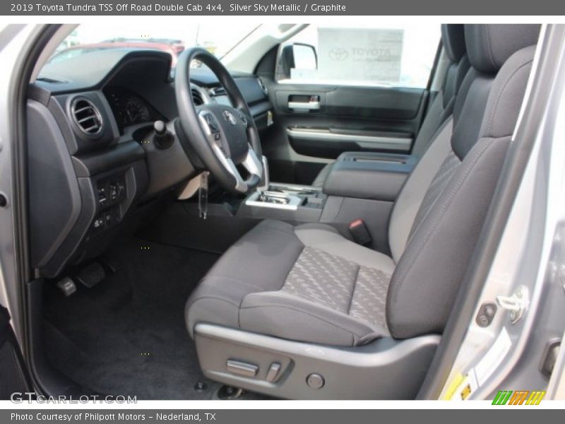 Silver Sky Metallic / Graphite 2019 Toyota Tundra TSS Off Road Double Cab 4x4