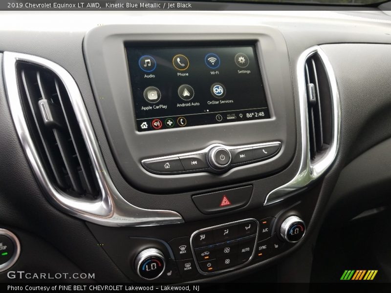 Kinetic Blue Metallic / Jet Black 2019 Chevrolet Equinox LT AWD