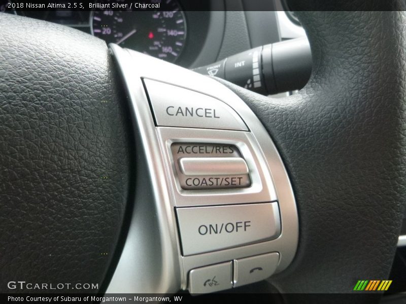 Brilliant Silver / Charcoal 2018 Nissan Altima 2.5 S