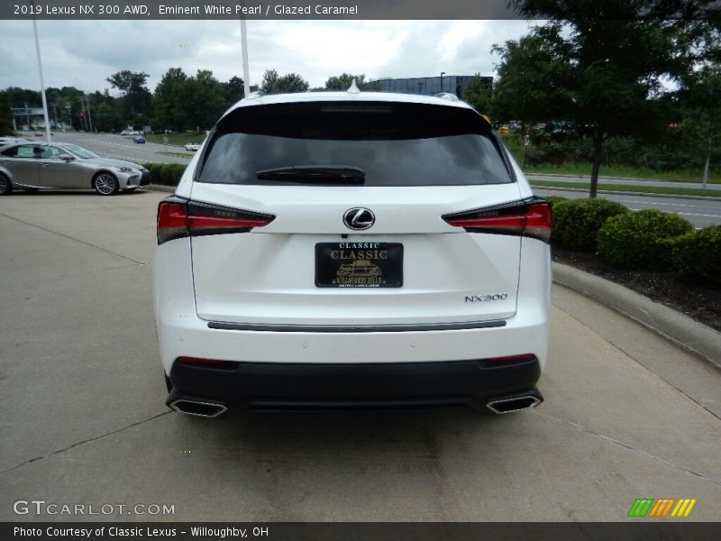 Eminent White Pearl / Glazed Caramel 2019 Lexus NX 300 AWD