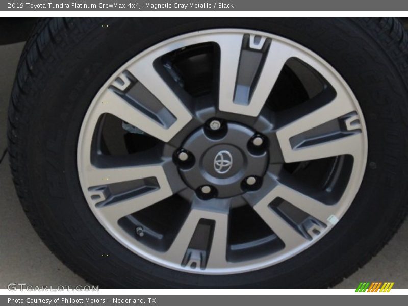 Magnetic Gray Metallic / Black 2019 Toyota Tundra Platinum CrewMax 4x4