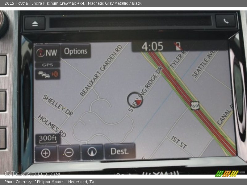 Navigation of 2019 Tundra Platinum CrewMax 4x4