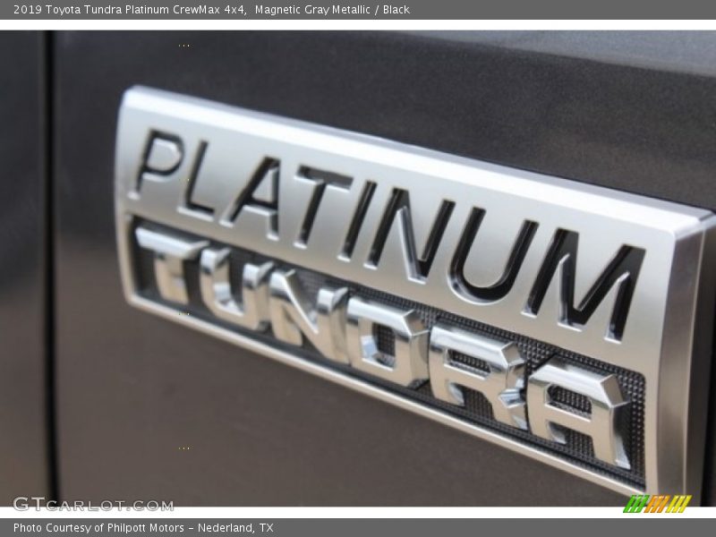 Magnetic Gray Metallic / Black 2019 Toyota Tundra Platinum CrewMax 4x4