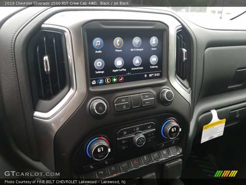 Black / Jet Black 2019 Chevrolet Silverado 1500 RST Crew Cab 4WD
