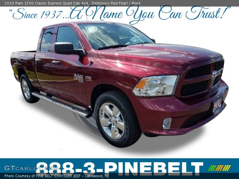 Delmonico Red Pearl / Black 2019 Ram 1500 Classic Express Quad Cab 4x4