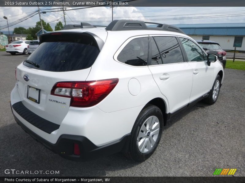 Crystal White Pearl / Slate Black 2019 Subaru Outback 2.5i Premium