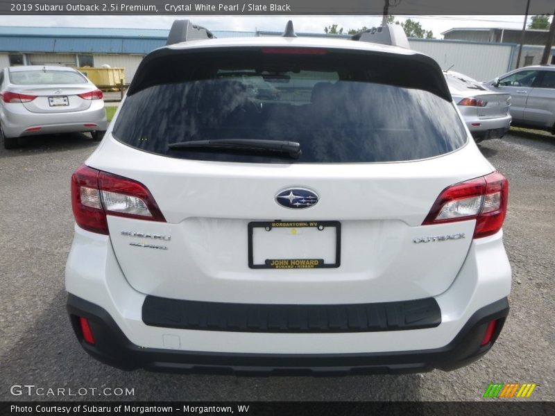 Crystal White Pearl / Slate Black 2019 Subaru Outback 2.5i Premium