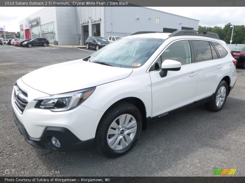 Crystal White Pearl / Slate Black 2019 Subaru Outback 2.5i Premium