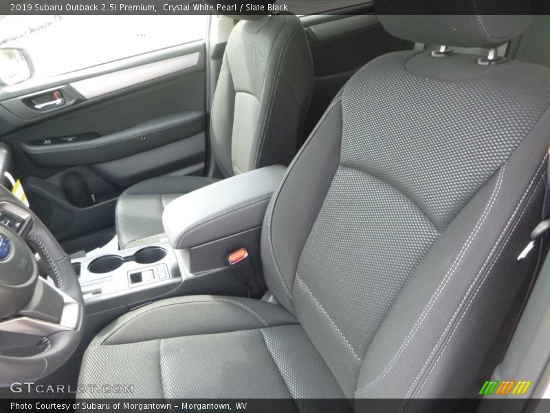 Crystal White Pearl / Slate Black 2019 Subaru Outback 2.5i Premium