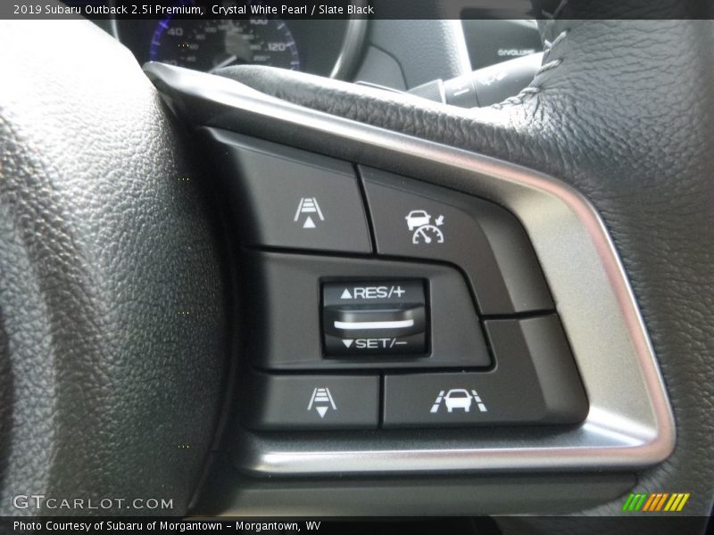 Crystal White Pearl / Slate Black 2019 Subaru Outback 2.5i Premium