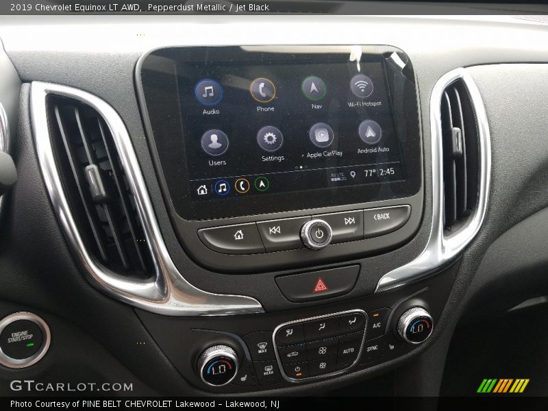 Pepperdust Metallic / Jet Black 2019 Chevrolet Equinox LT AWD