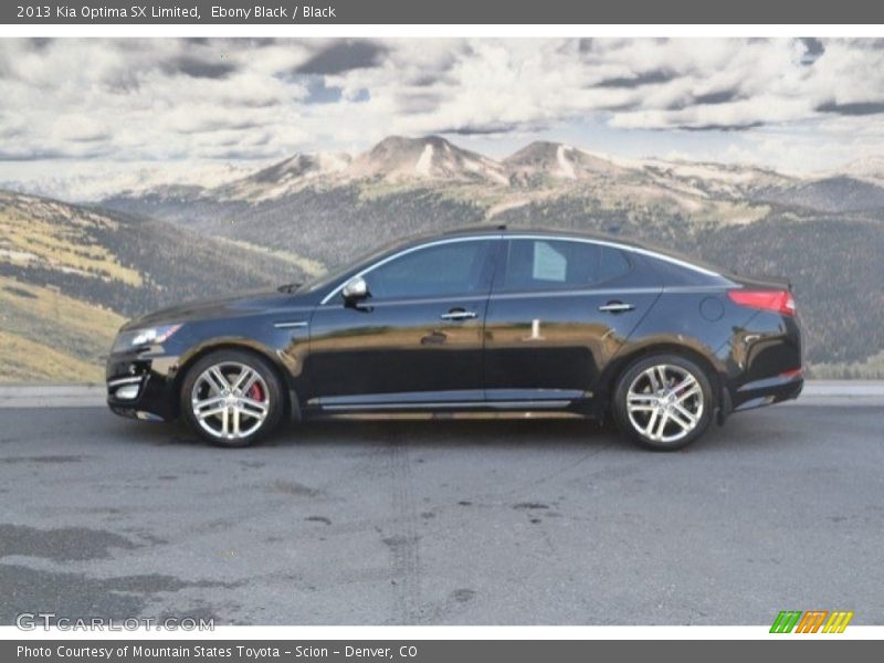 Ebony Black / Black 2013 Kia Optima SX Limited