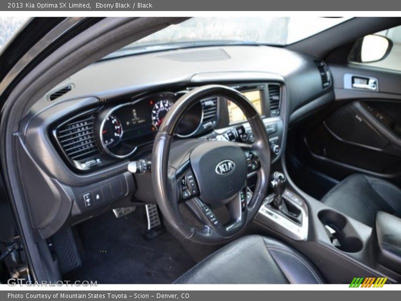 Ebony Black / Black 2013 Kia Optima SX Limited