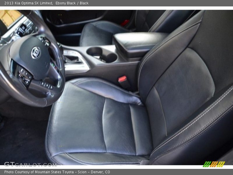 Ebony Black / Black 2013 Kia Optima SX Limited