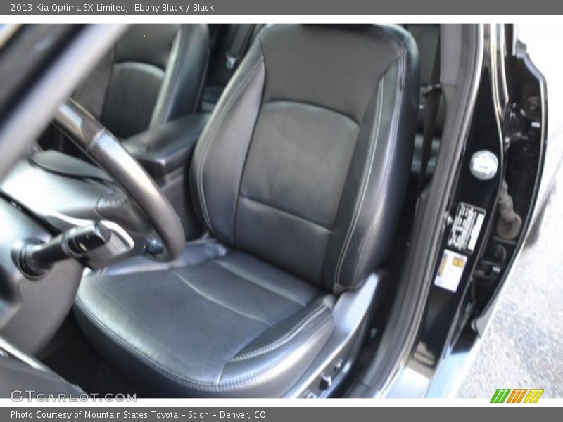 Ebony Black / Black 2013 Kia Optima SX Limited