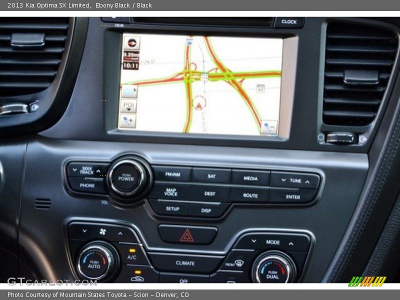 Ebony Black / Black 2013 Kia Optima SX Limited