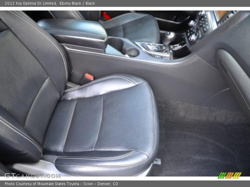 Ebony Black / Black 2013 Kia Optima SX Limited