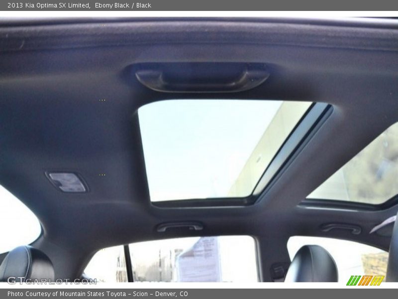 Ebony Black / Black 2013 Kia Optima SX Limited