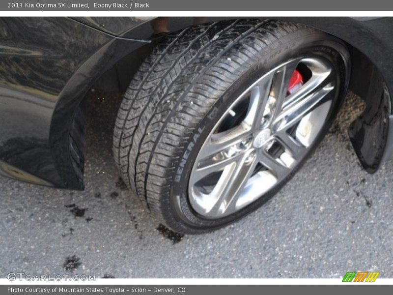 Ebony Black / Black 2013 Kia Optima SX Limited