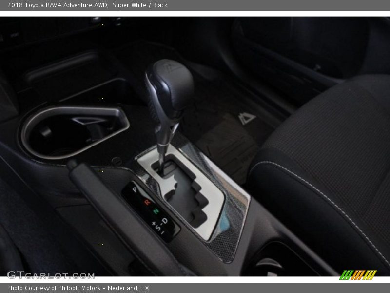 Super White / Black 2018 Toyota RAV4 Adventure AWD