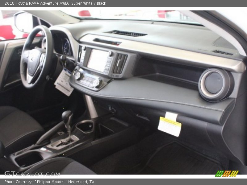 Super White / Black 2018 Toyota RAV4 Adventure AWD
