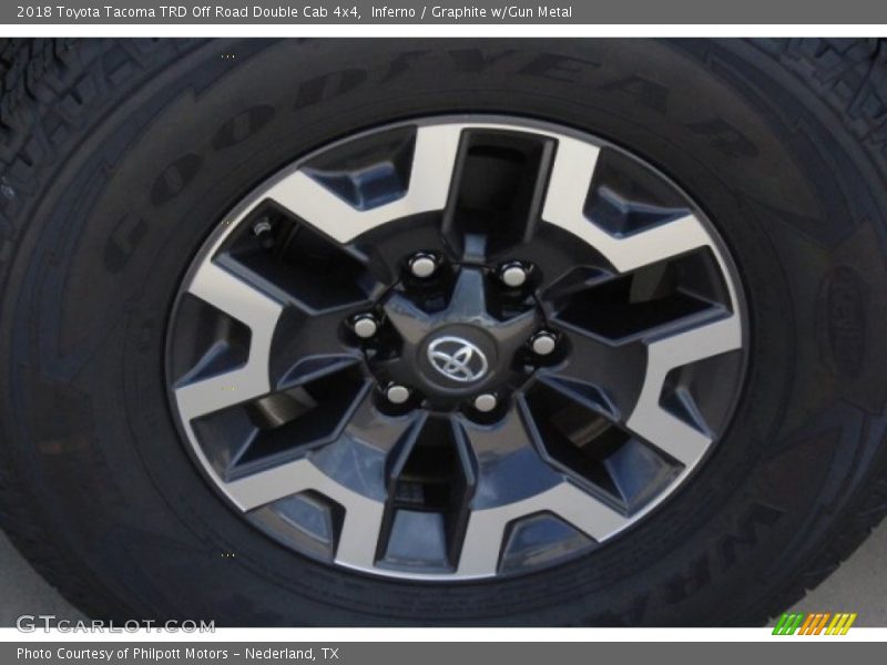 Inferno / Graphite w/Gun Metal 2018 Toyota Tacoma TRD Off Road Double Cab 4x4