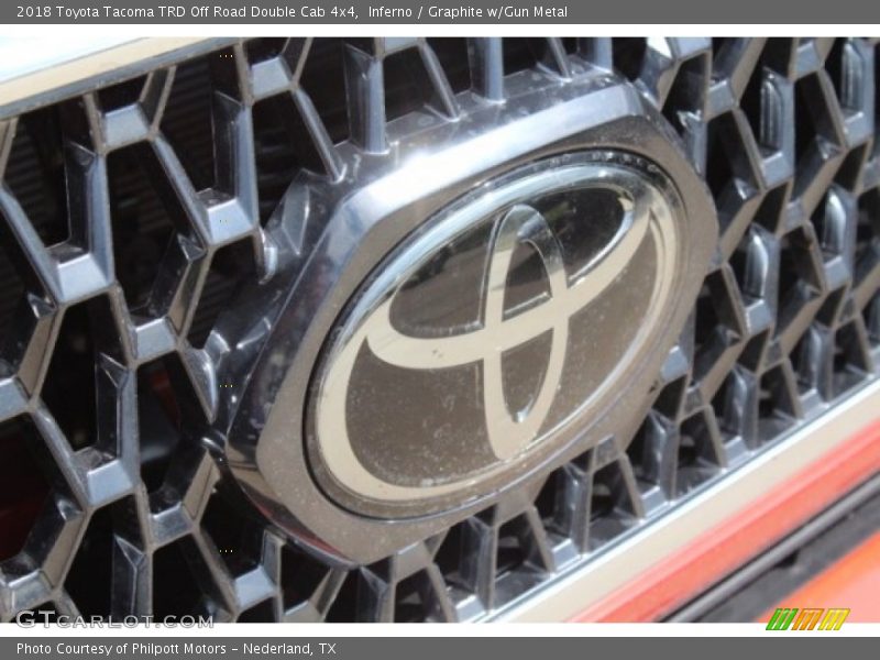 Inferno / Graphite w/Gun Metal 2018 Toyota Tacoma TRD Off Road Double Cab 4x4